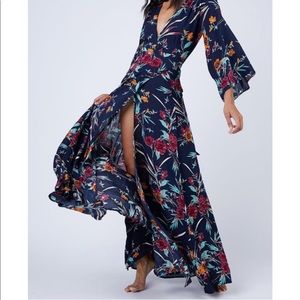 NWOT XIX Palms Maxi Dress